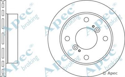 APEC BRAKING dsk268 -  Тормозной диск